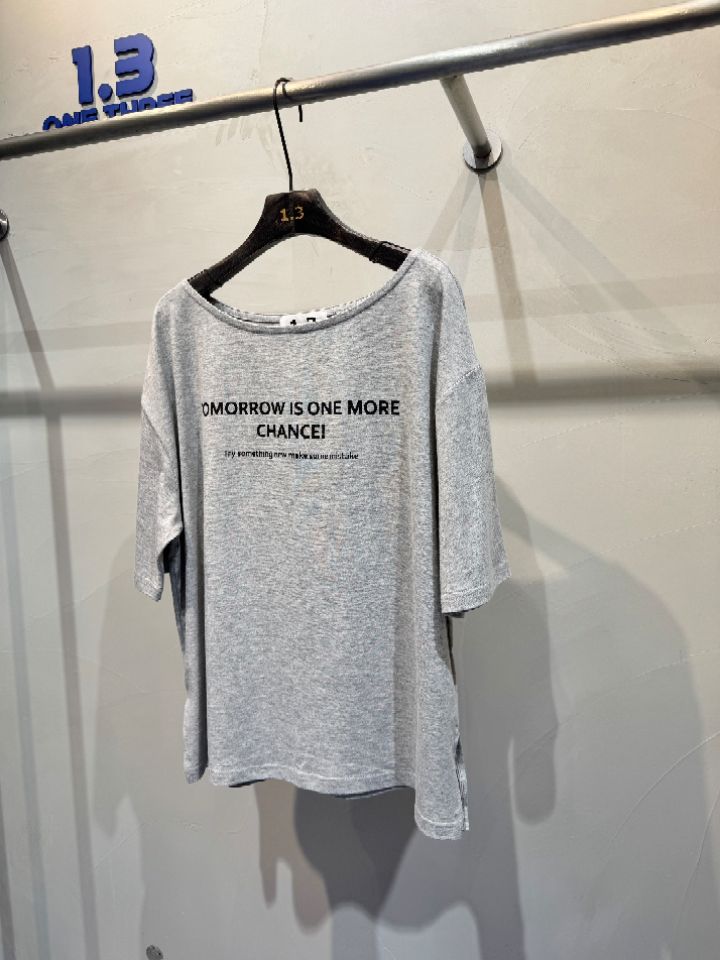1.3韓國直郵女裝新款人氣時尚熱賣真品休閑推薦26春夏T恤1.3T恤圖色2
