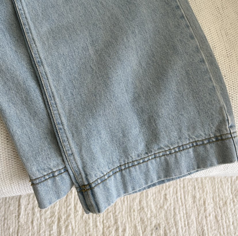 OP PER韓國直郵女士新品人氣26春夏職業熱賣真品休閑牛仔褲OPPER-simplebeige牛仔褲