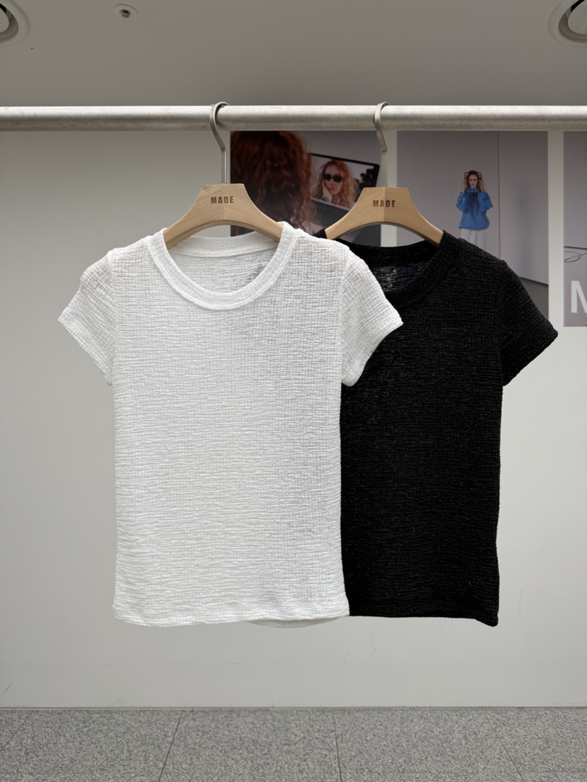MADE-P東大門實拍女士新款職業推薦人氣真品26春夏T恤亞麻布MADE-PT恤