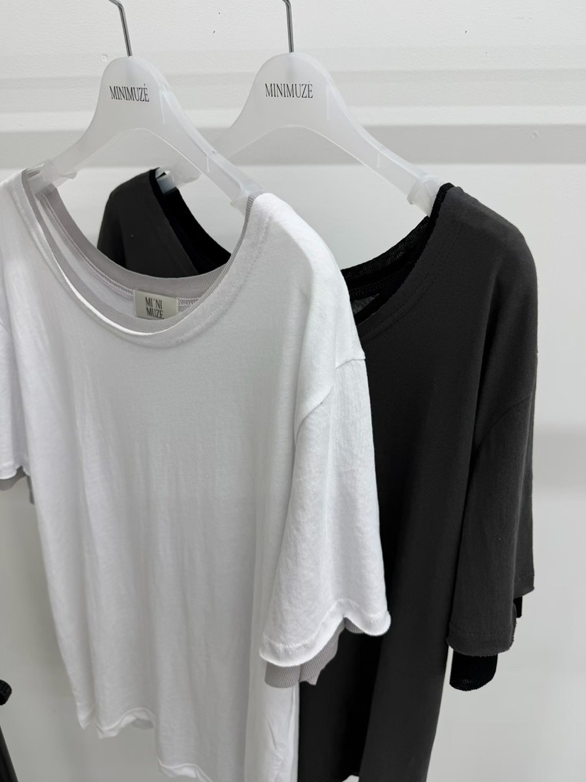 MINIMUZE東大門實拍女裝新款26春夏推薦人氣熱賣真品職業T恤MINIMUZET恤