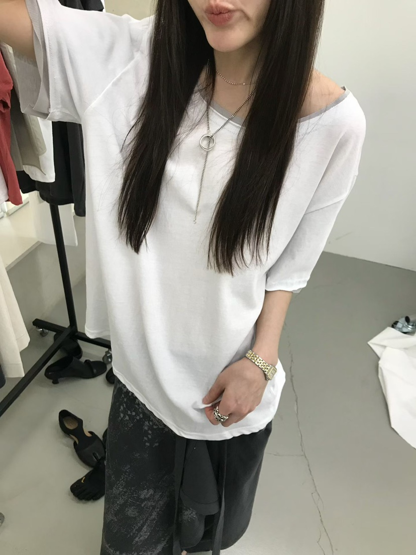 MINIMUZE東大門實拍女裝新款26春夏推薦人氣熱賣真品職業T恤MINIMUZET恤