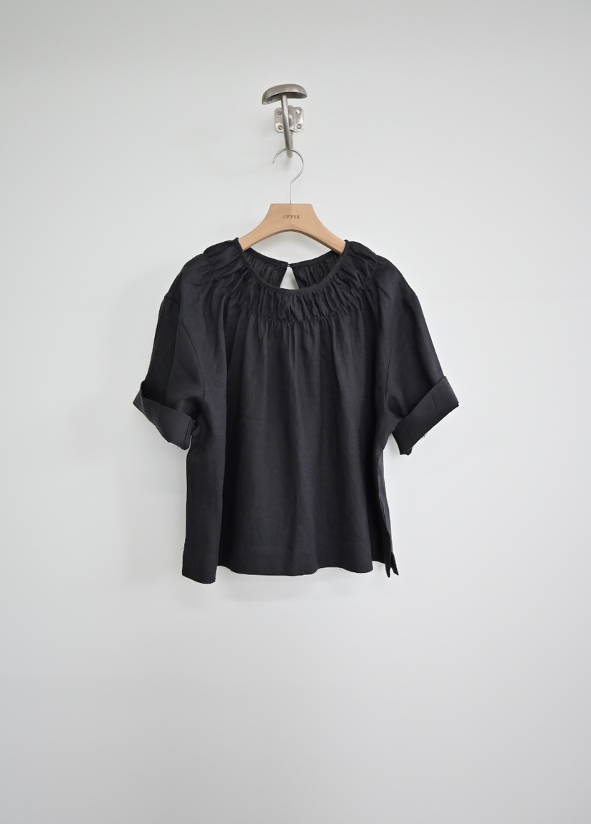 OP PER韓國直郵女士新品26春夏推薦熱賣時尚襯衫蕾絲衫褶皺OPPER-simplebeige襯衫/蕾絲衫圖色3