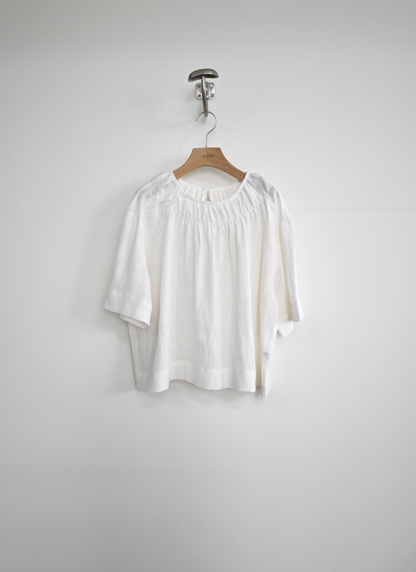 OP PER韓國直郵女士新品26春夏推薦熱賣時尚襯衫蕾絲衫褶皺OPPER-simplebeige襯衫/蕾絲衫圖色4