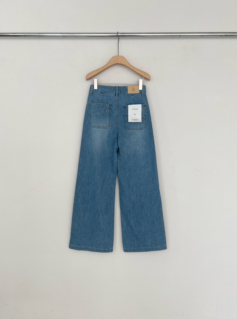 2ND GATE韓國直郵女士新款休閑真品職業人氣26春夏牛仔褲2ND GATE牛仔褲