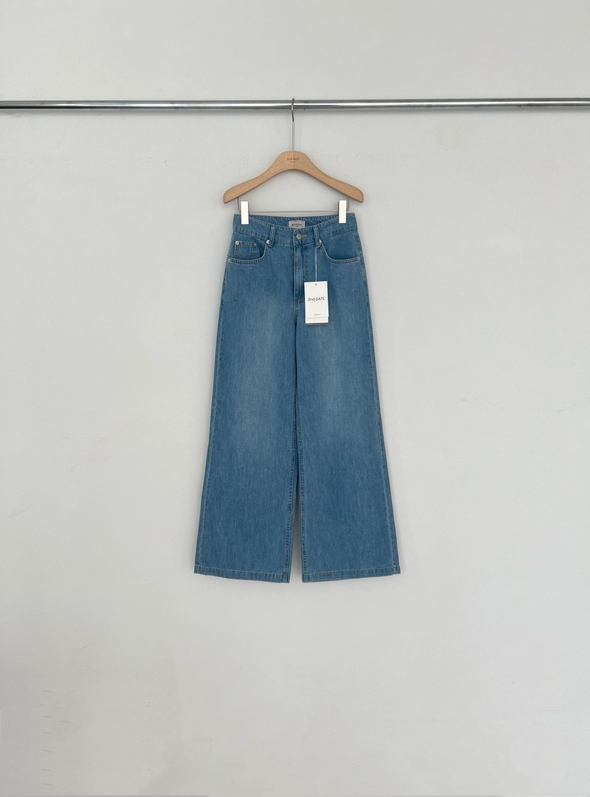 2ND GATE韓國直郵女士新款休閑真品職業人氣26春夏牛仔褲2ND GATE牛仔褲圖色1