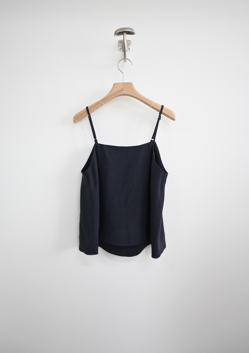 OP PER東大門代購女裝新款人氣休閑熱賣職業吊帶背心亞麻OPPER-simplebeige吊帶/背心