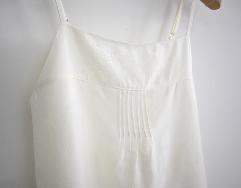 OP PER東大門代購女裝新款人氣休閑熱賣職業吊帶背心亞麻OPPER-simplebeige吊帶/背心