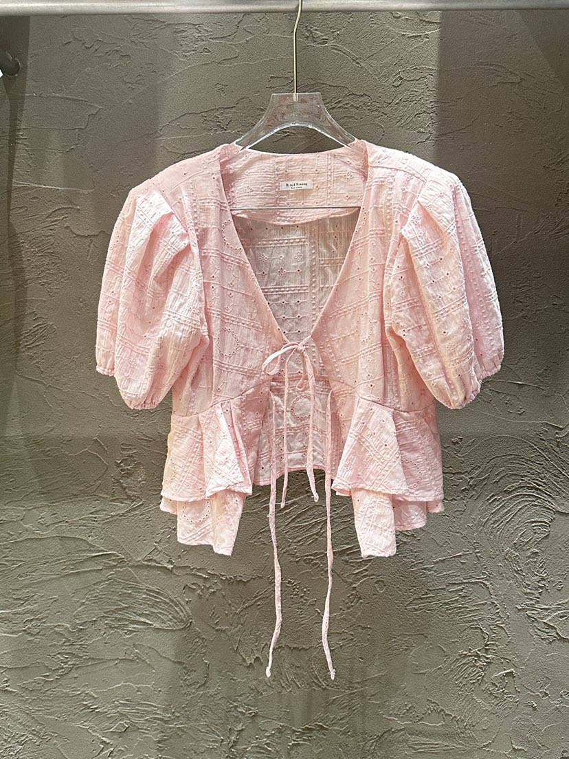 BLACK RIBBON-A東大門代購女裝新品休閑推薦襯衫蕾絲衫BLACK RIBBON-A襯衫/蕾絲衫圖色2