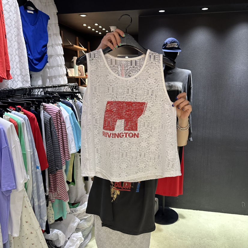 CHAVI韓國代購女裝新品推薦人氣時尚休閑真品26春夏吊帶背心CHAVI吊帶/背心圖色1