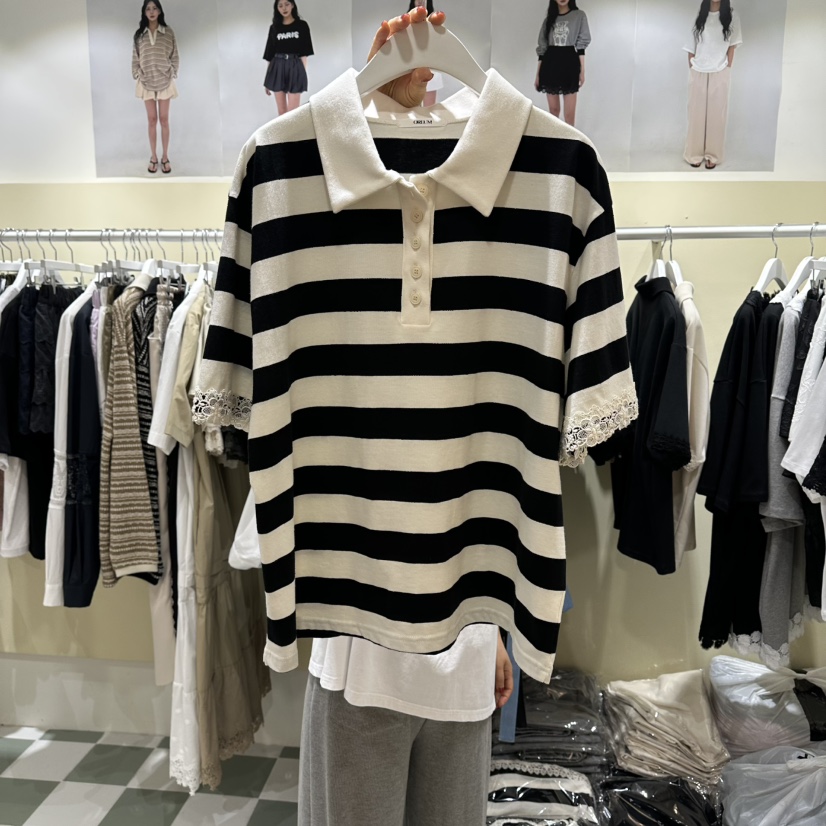 OREUM東大門直郵女士新款熱賣真品推薦職業休閑人氣26春夏T恤OREUMT恤圖色1