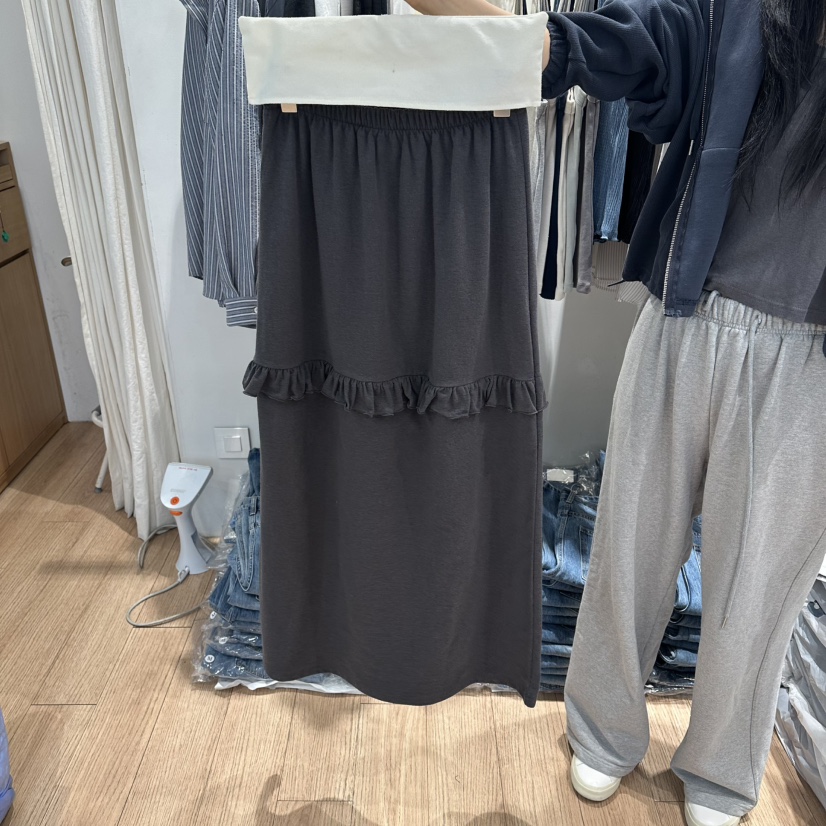 STORIES東大門直郵女士新款時尚26春夏真品職業休閑人氣長裙STORIES長裙