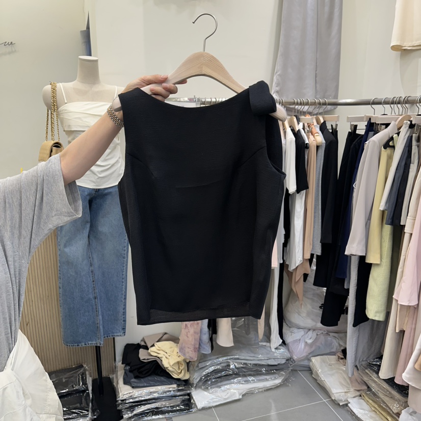 THE LOW東大門代購女裝新款人氣時尚推薦襯衫蕾絲衫絲帶THE LOW襯衫/蕾絲衫圖色3