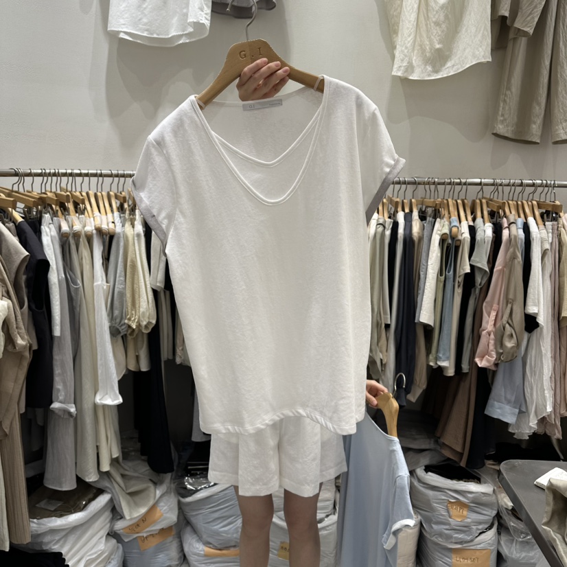 G.I-L韓國代購女士新款熱賣時尚真品人氣職業休閑26春夏T恤G.I-LT恤圖色2