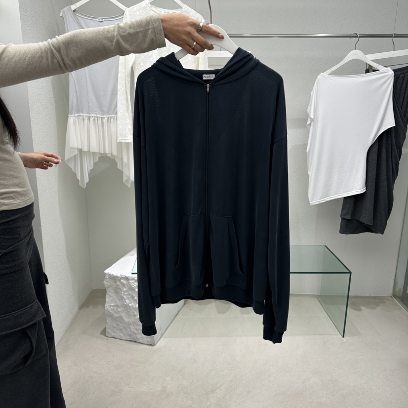 NEUTER東大門代購女裝新款26春夏時尚熱賣休閑真品夾克拉鏈NEUTER夾克圖色2