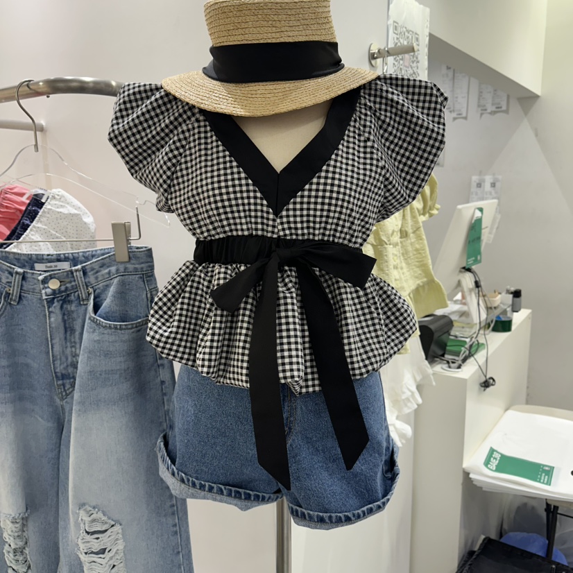 BAIE.38東大門直郵女裝新款職業人氣推薦休閑襯衫蕾絲衫BAIE.38襯衫/蕾絲衫圖色2