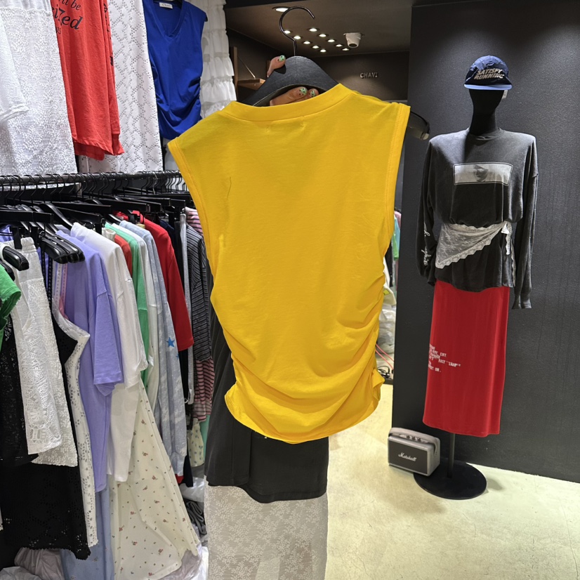 CHAVI東大門直郵女士新款推薦人氣真品熱賣休閑吊帶背心V領CHAVI吊帶/背心