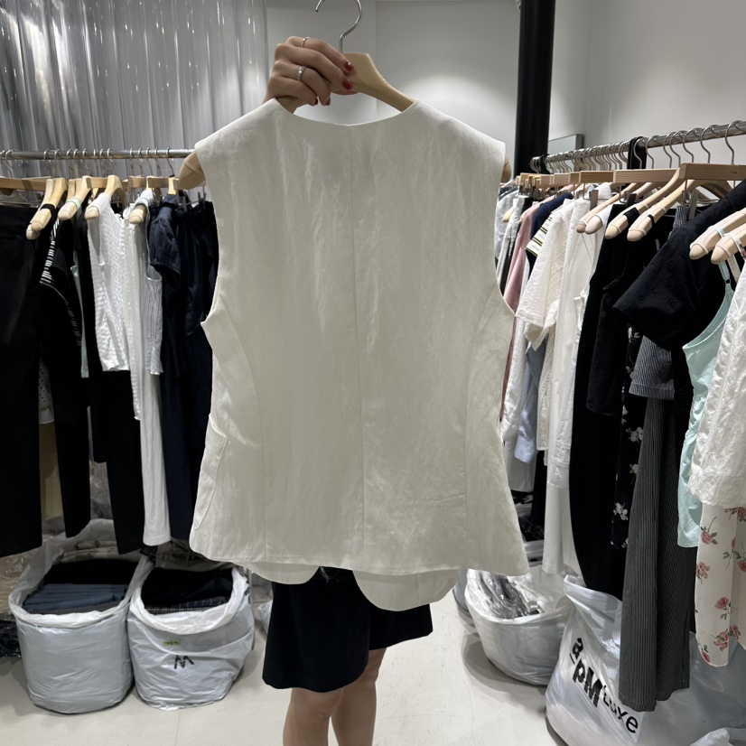 GREEK韓國直郵女裝新品26春夏休閑時尚人氣職業推薦真品馬甲GREEK馬甲