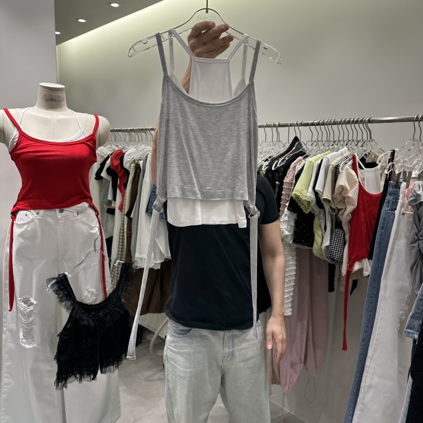 BAIE.38韓國直郵女裝新品休閑真品熱賣人氣26春夏吊帶背心BAIE.38吊帶/背心