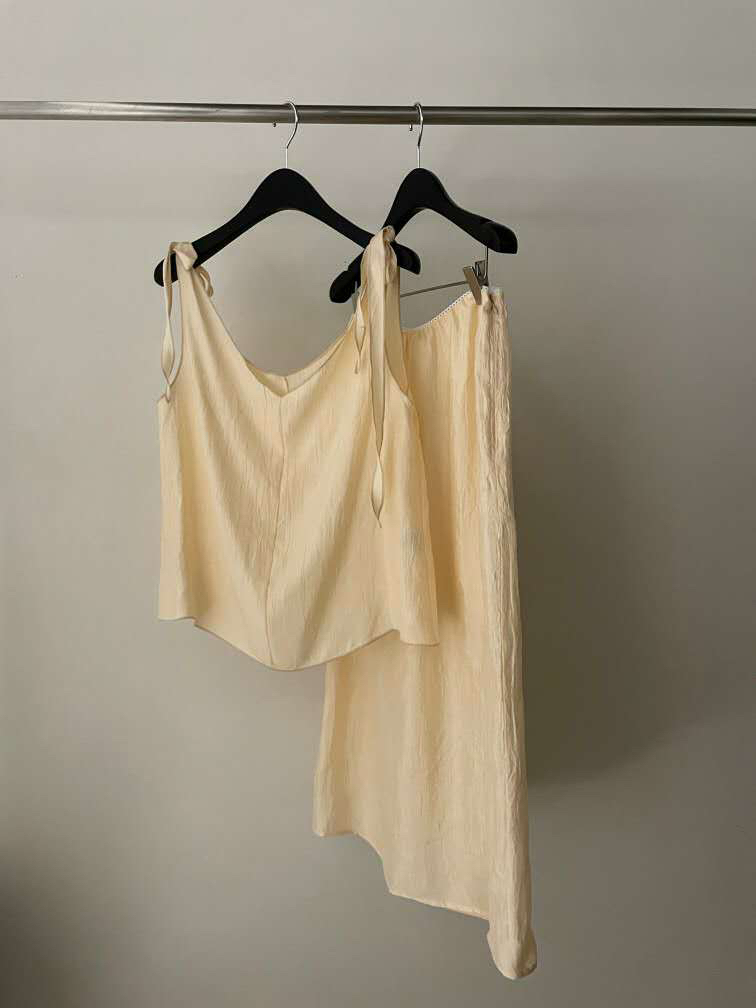 FLAT GARDEN/LA MUETTE/JAMIESTONE東大門實拍女士新品人氣套裝套裝絲帶FLAT GARDEN/LA MUETTE/JAMIESTONE套裝圖色1