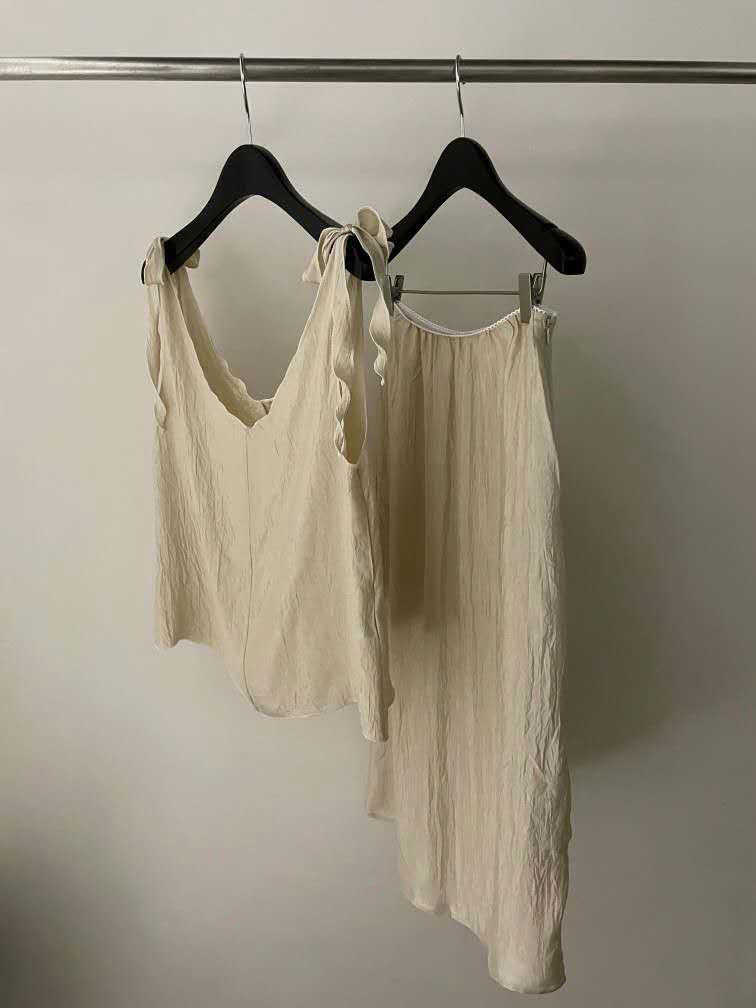 FLAT GARDEN/LA MUETTE/JAMIESTONE東大門實拍女士新品人氣套裝套裝絲帶FLAT GARDEN/LA MUETTE/JAMIESTONE套裝圖色2