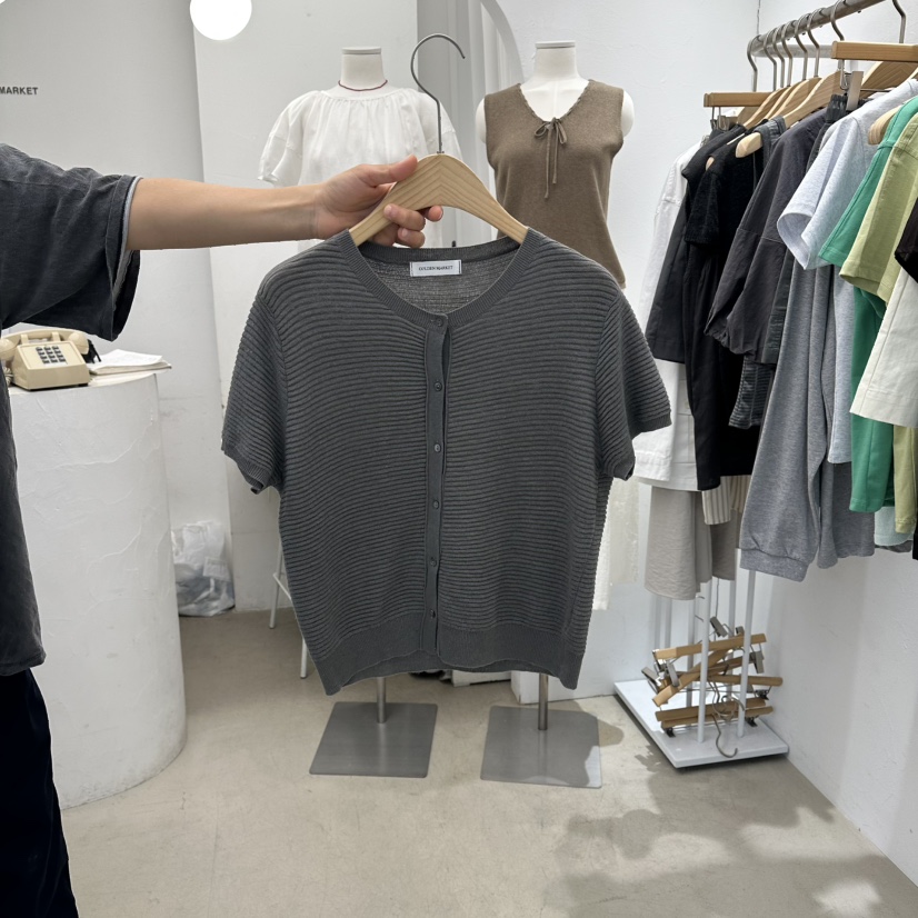 GOLDEN MARKET東大門直郵女裝新款時尚推薦熱賣針織衫紐扣GOLDEN MARKET針織衫圖色2