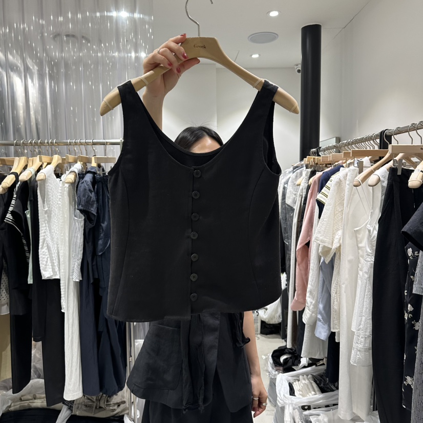 GREEK韓國直郵女裝新品休閑熱賣真品推薦26春夏職業吊帶背心GREEK吊帶/背心圖色2
