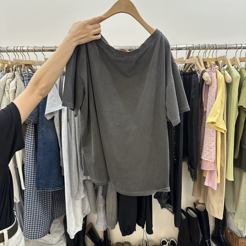 DELIGHT-L東大門代購女士新品人氣推薦休閑26春夏T恤不含腰帶DELIGHT-LT恤