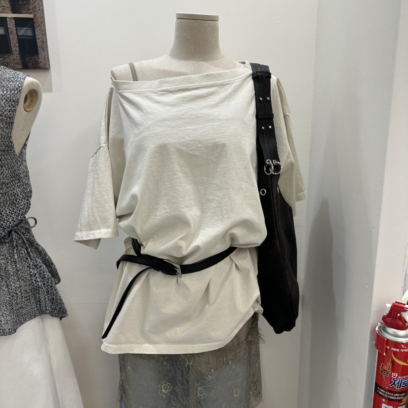 DELIGHT-L東大門代購女士新品人氣推薦休閑26春夏T恤不含腰帶DELIGHT-LT恤圖色2