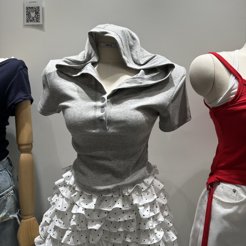 BAIE.38韓國直郵女裝新款人氣休閑職業真品推薦T恤連帽衫BAIE.38T恤圖色2