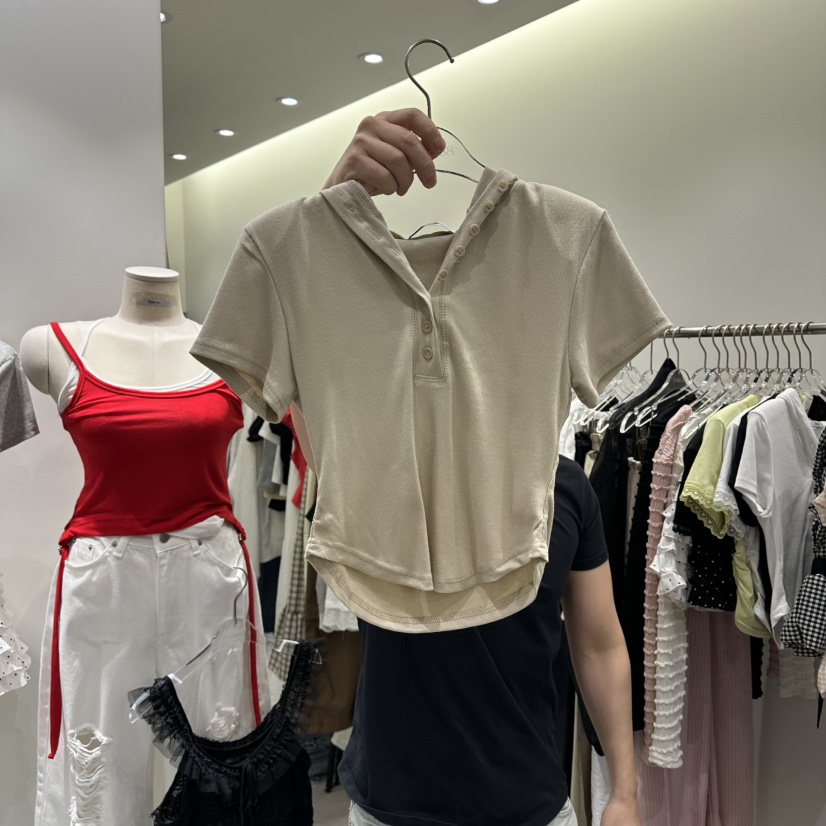 BAIE.38韓國直郵女裝新款人氣休閑職業真品推薦T恤連帽衫BAIE.38T恤圖色4