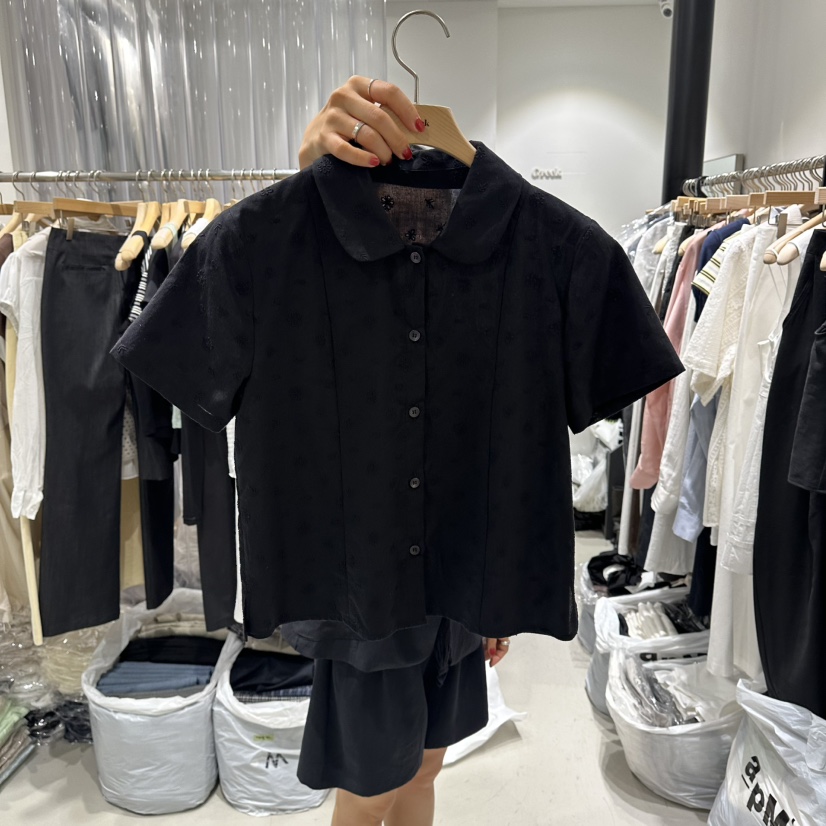 GREEK韓國直郵女裝新款人氣休閑時尚推薦26春夏襯衫蕾絲衫GREEK襯衫/蕾絲衫圖色2