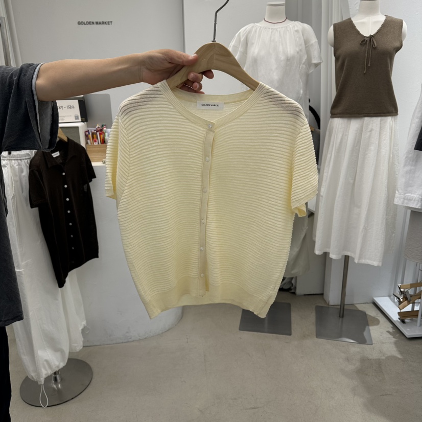 GOLDEN MARKET東大門實拍女士新款推薦休閑26春夏針織衫GOLDEN MARKET針織衫圖色2