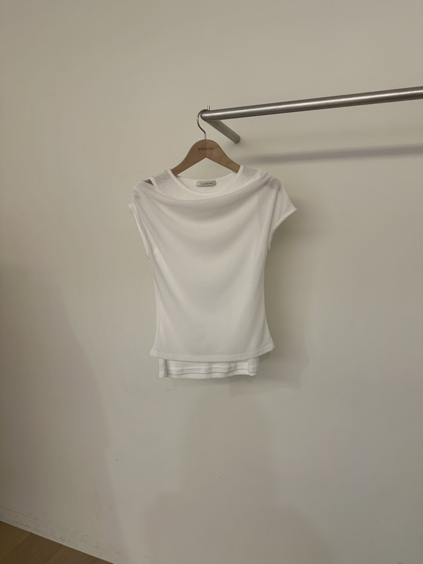 BLENDING-p東大門實拍女裝新品熱賣人氣26春夏休閑時尚T恤BLENDING-pT恤圖色2