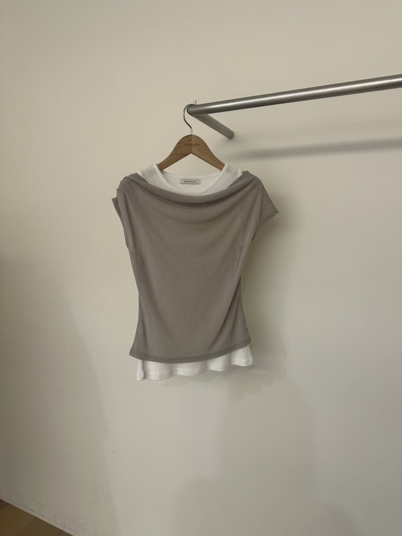BLENDING-p東大門實拍女裝新品熱賣人氣26春夏休閑時尚T恤BLENDING-pT恤圖色3