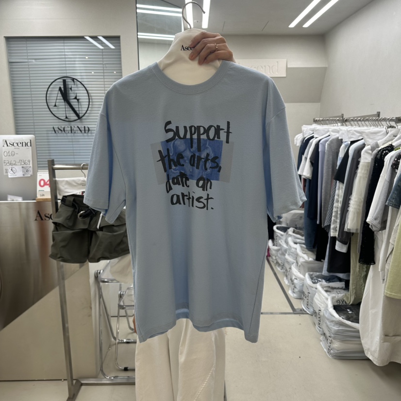 ASCEND韓國直郵女士新品時尚熱賣休閑推薦人氣真品職業T恤ASCENDT恤圖色2