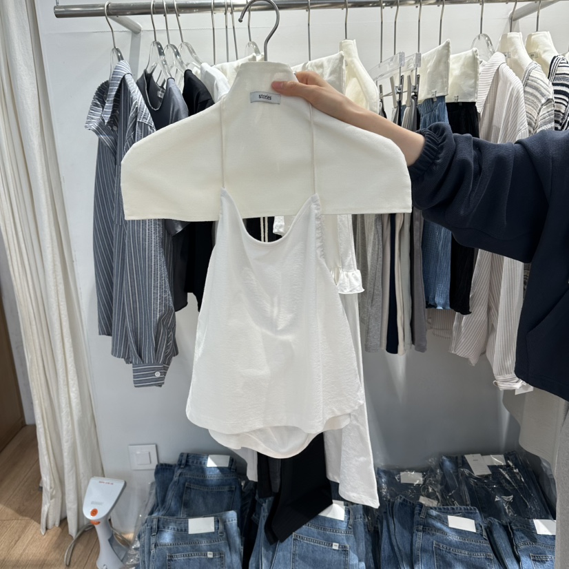 STORIES東大門代購女士新品人氣熱賣時尚吊帶背心不含內搭STORIES吊帶/背心圖色1