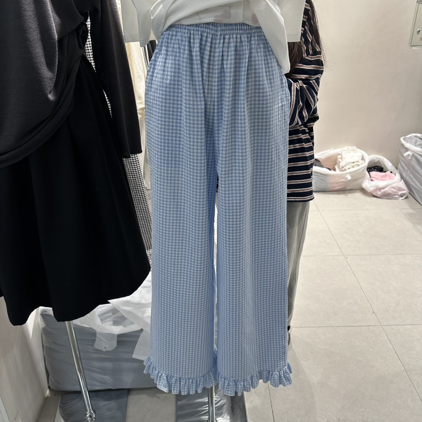 J.BALLOON東大門代購女裝新品真品人氣時尚26春夏休閑褲格子J.BALLOON休閑褲圖色1