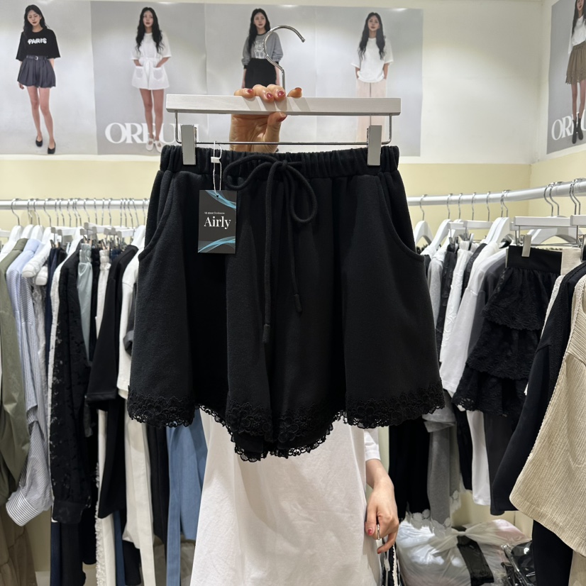 OREUM東大門實拍女士新品人氣26春夏時尚職業休閑熱賣短褲OREUM短褲圖色3