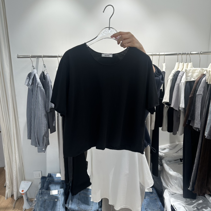 STORIES東大門代購女裝新品人氣職業真品推薦熱賣時尚T恤STORIEST恤圖色2