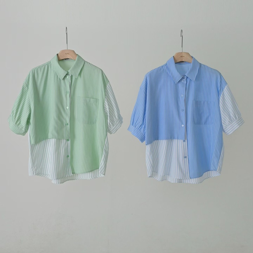 RUMBA韓國代購女士新品推薦休閑人氣真品熱賣26春夏襯衫蕾絲衫RUMBA襯衫/蕾絲衫