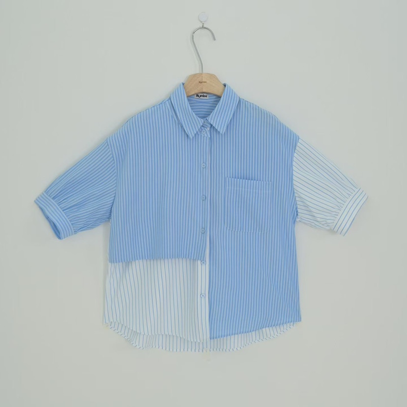 RUMBA韓國代購女士新品推薦休閑人氣真品熱賣26春夏襯衫蕾絲衫RUMBA襯衫/蕾絲衫圖色2