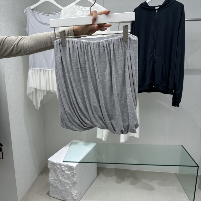 NEUTER東大門代購女士新品推薦26春夏熱賣短裙不含腰帶褶皺NEUTER短裙