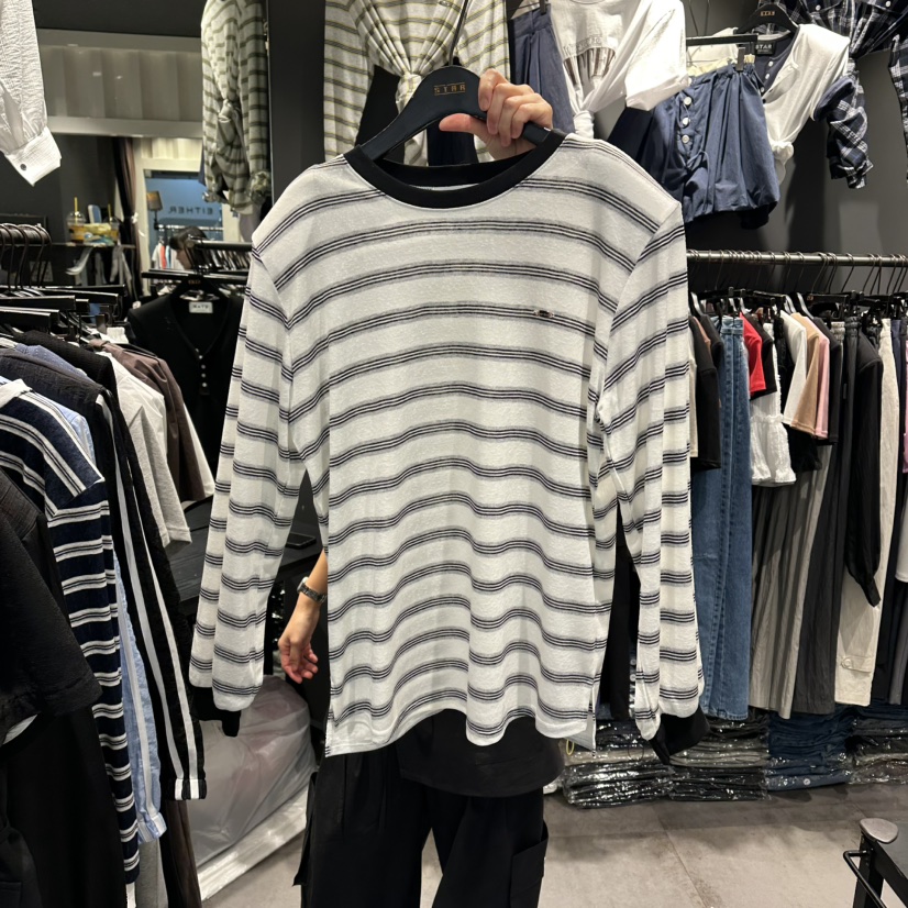 STAR-L東大門代購女士新款真品26春夏人氣時尚職業長袖T恤STAR-L長袖T恤圖色1