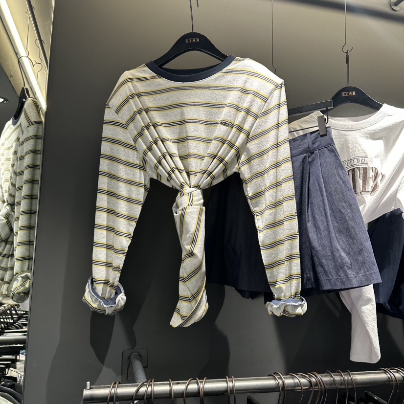 STAR-L東大門代購女士新款真品26春夏人氣時尚職業長袖T恤STAR-L長袖T恤圖色3