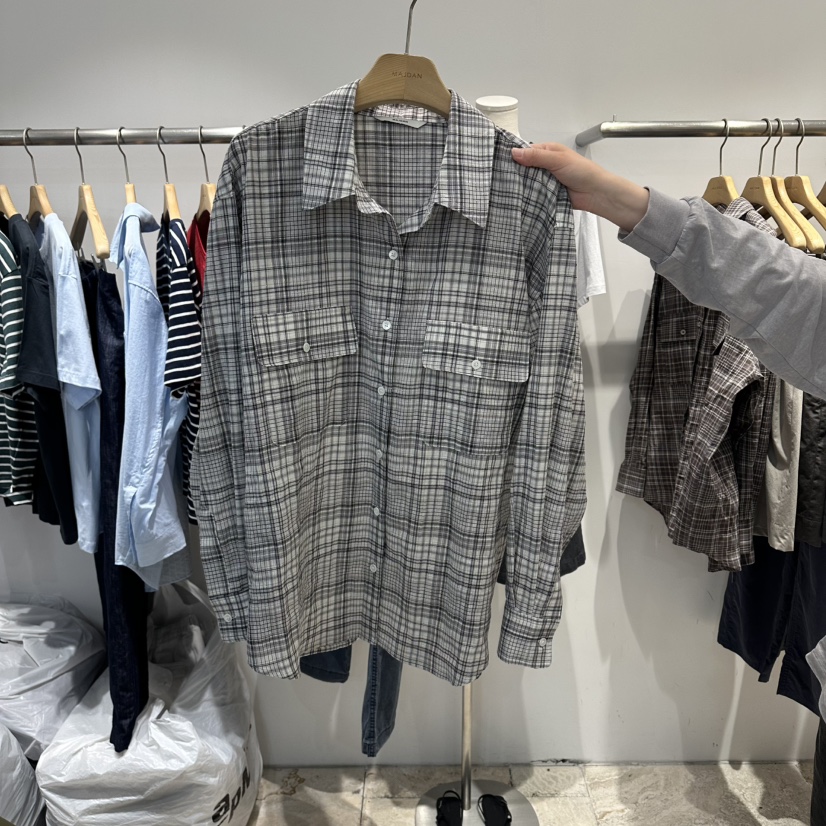 MAJDAN東大門直郵女裝新款推薦時尚真品人氣休閑襯衫蕾絲衫MAJDAN襯衫/蕾絲衫圖色1