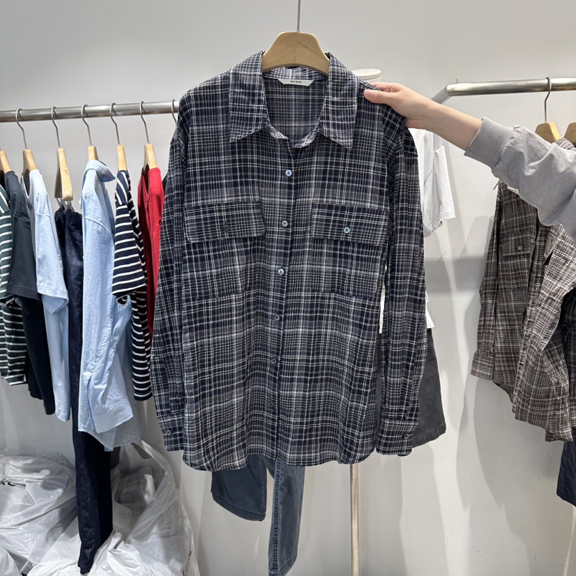 MAJDAN東大門直郵女裝新款推薦時尚真品人氣休閑襯衫蕾絲衫MAJDAN襯衫/蕾絲衫圖色2