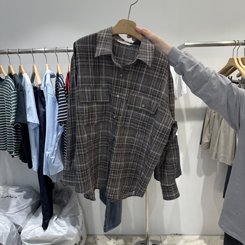 MAJDAN東大門直郵女裝新款推薦時尚真品人氣休閑襯衫蕾絲衫MAJDAN襯衫/蕾絲衫圖色3