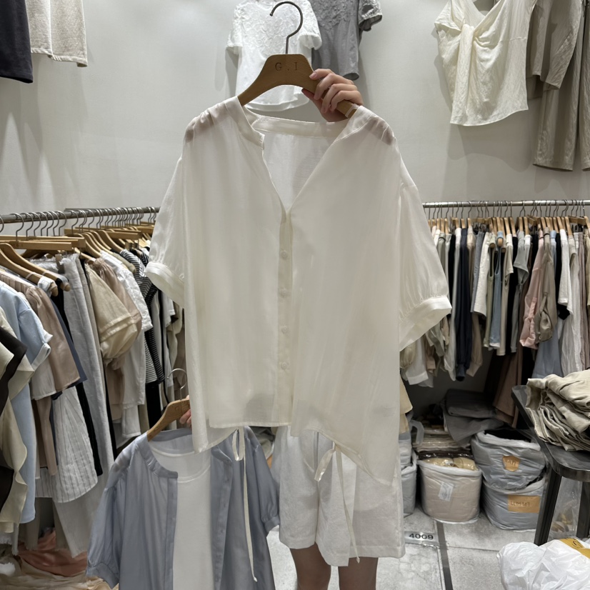 G.I-L韓國代購女士新品推薦職業休閑26春夏熱賣襯衫蕾絲衫G.I-L襯衫/蕾絲衫圖色1