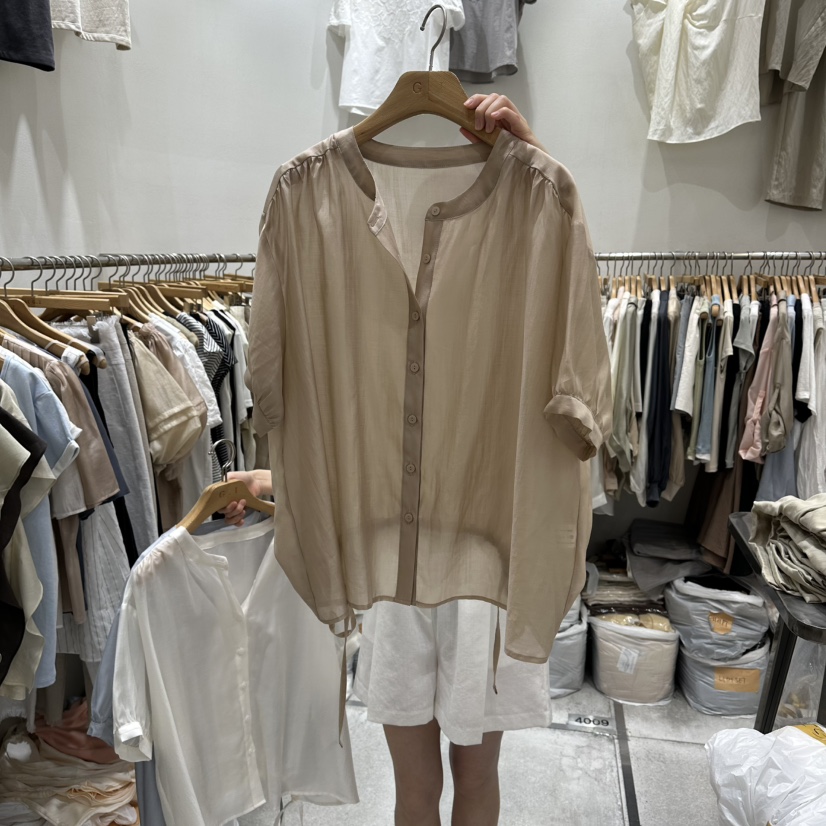 G.I-L韓國代購女士新品推薦職業休閑26春夏熱賣襯衫蕾絲衫G.I-L襯衫/蕾絲衫圖色2