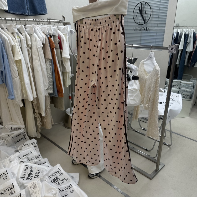 ASCEND韓國直郵女裝新品休閑推薦26春夏人氣時尚休閑褲緞面ASCEND休閑褲